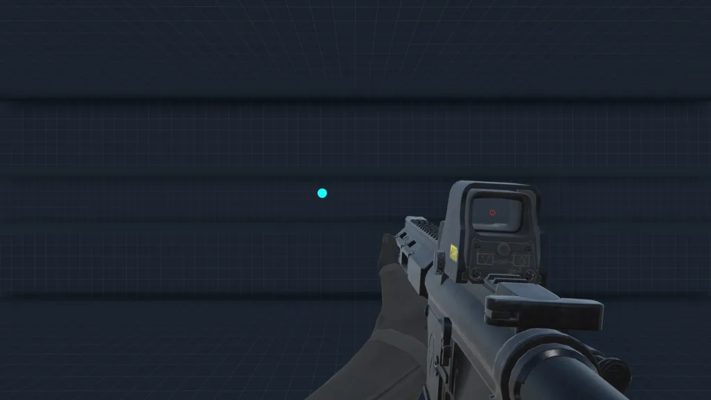 Horizontal Wide Track Easy on Aimlabs